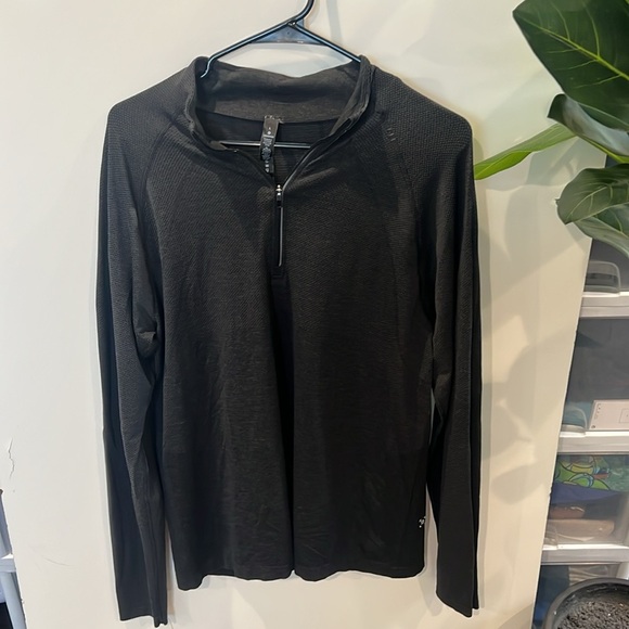 Lululemon Metal Vent Tech Half Zip - Black / Grey (Large) - Picture 7 of 9